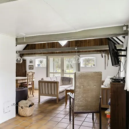 Renovated Stable With Seaweed Roof On Feriehus